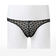 sexy men underwear mens briefs soft underpants calzoncillos hombre plaid mesh pouch u convex low waist briefs J4U66