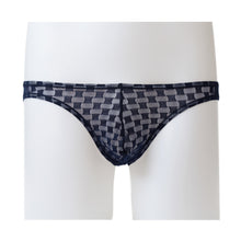sexy men underwear mens briefs soft underpants calzoncillos hombre plaid mesh pouch u convex low waist briefs J4U66