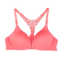 sexy seamless bra gather adjustable women bralette seamless style front closure y line strappy push up bra J4U66