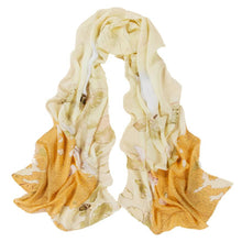 Style Korea Scarf Ladies Long Scarf Chiffon Scarf Women Flower Print Scarves Shawls J4U66
