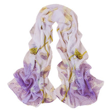 Style Korea Scarf Ladies Long Scarf Chiffon Scarf Women Flower Print Scarves Shawls J4U66
