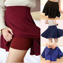 Style Korean version Skirts safty mini skirtWomen's and high waist pleated short skirt J4U66