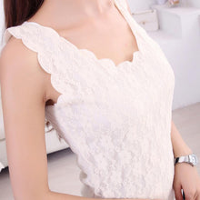 Women Sexy Lace Tank Tops Sleeveless Crochet Slim Women t Shirt Vest Black & Pink Fitness Camisetas J4U66
