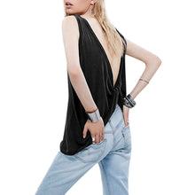 Tanks Women Sleeveless Top T ShirtTank Tops Blouse Backless Cross Camisole Blusas Femininas J4U66