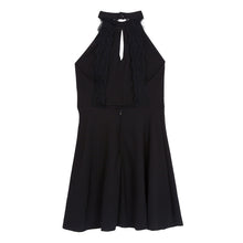 New Women Fashion Backless Sexy Dress White and Black Lace Sleeveless Dresses Slim Casual Short Dress J4U66