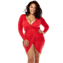 women sexy bodycon plus size mini party cocktail formal dress J4U66