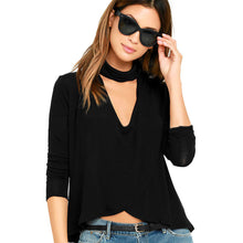 women sexy turtle neck cutout at bust crop top ladies t-shirts mock neck dip hem long sleeve tops clothes J4U66