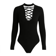 women zip back bodysuits long sleeve knitted stripe bandage romper hollow out sexy playsuit bodycon jumpsuits for women J4U66