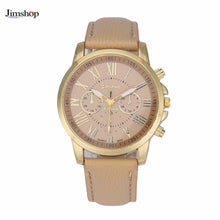 Women's Geneva Watch Roman Numerals Faux Leather Analog Quartz Stainless Steel WristWatch fashion Watch Clock  J4U66