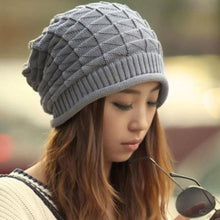 reversible beanie men hat Womens hats,snow caps knit hat skull chunky baggy warm skullies,touca gorro J4U66