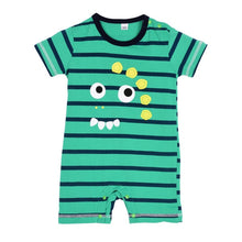 Newborn Baby Cotton Boy Girls Totoro Striped Rompers One-piece Jumpsuits Infant Clothing 0-24Months J4U66