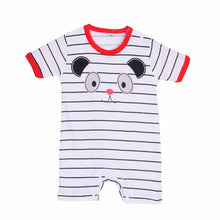Newborn Baby Cotton Boy Girls Totoro Striped Rompers One-piece Jumpsuits Infant Clothing 0-24Months J4U66