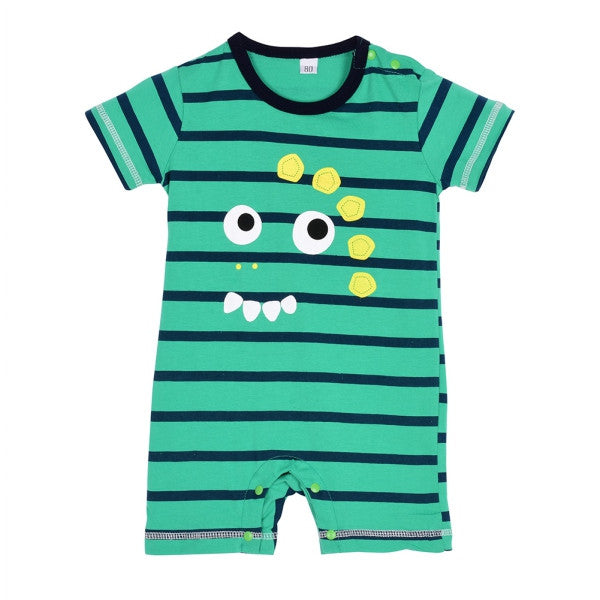 Newborn Baby Cotton Boy Girls Totoro Striped Rompers One-piece Jumpsuits Infant Clothing 0-24Months J4U66