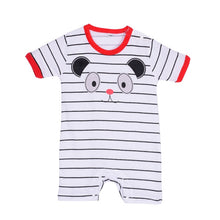 Newborn Baby Cotton Boy Girls Totoro Striped Rompers One-piece Jumpsuits Infant Clothing 0-24Months J4U66