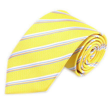 Newest Classic Stripes Skinny Jacquard Woven Silk Men's Tie Necktie Wedding Party P16 J4U66