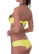 women bikini set push up swimwear mesh swimsuit patchwork bathing suit k2 J4U66