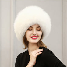 estWomen's Raccoon Fur Hat Leather & Fur Hats Lady Warm Charm Beanies Caps Headgear Fox Fur Ball J4U66