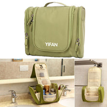 Travel Toiletry Wash Cosmetic Bag Makeup Storage Case Hanging Grooming J4U66