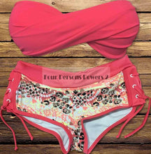 push up red overlapping sexy bandage beach swimwear ladies geometric printing swimsuit set maillot de bain biquini n77 J4U66