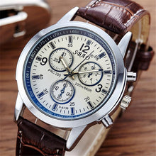 Casual men Watches Brand Luxury Leather Men Military Wrist Watches Men Sports Quartz-Watch Relogio Masculino J4U66