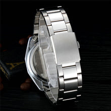 Men's Circular Dial 3 Movement Stainless Steel Strap Quartz Wrist Watch Time Men Sports Quartz-Watch Relogio Masculino J4U66