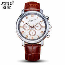 Men Watch Stainless Steel Quartz Black Wrist PU Leather Fashion Dial Men Sports Quartz-Watch Relogio Masculino J4U66