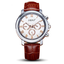 Men Watch Stainless Steel Quartz Black Wrist PU Leather Fashion Dial Men Sports Quartz-Watch Relogio Masculino J4U66