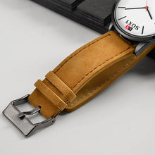 Brand Watch Fashion Cool Sport Watches Men Leather Quartz Watch Hombre Luxury Gold Wrist Watch relogio masculino Gift J4U66