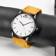 Brand Watch Fashion Cool Sport Watches Men Leather Quartz Watch Hombre Luxury Gold Wrist Watch relogio masculino Gift J4U66