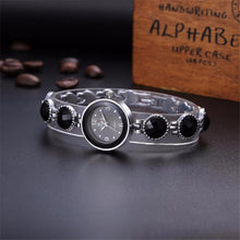 Women Bracelet Watch Ladies Tassel Dress Quartz Watch Clock Crystal Rhinestone Steel Strap Wrist Watch Montre Femme J4U66