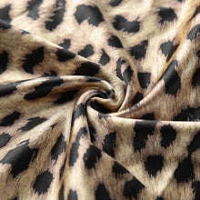 sexy dress women bodycon leopard dress sweetheart neck elegant dress strapless office dress brown J4U66