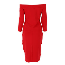 Sexy Bodycon Dress Three Quarter Sleeve Slash Neck Dresses Casual Party Night Blue Black Club Clothes J4U66
