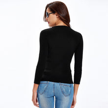 sexy women sweaters and pullovers lace up sides long sleeve v neck solid slim basic tee hollow out outwear pull femme J4U66