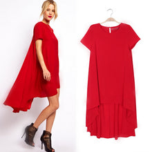 Sexy Lady Dovetail Pendulum Swing Short-Sleeve Party Cocktail Mini Dress S28 LY3 J4U66