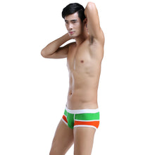 sexy mens underwear u convex pouch splice boxer shorts breathable elastic low waist comfortable underpants J4U66
