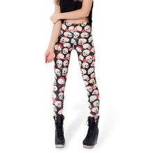 sexy girl women digital printed leggings stretchy jeggings slim pencil pants J4U66