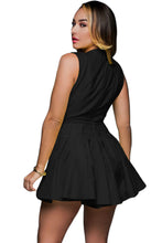 sexy solid women romper dress sexy romper sleeveless deep v dresses bodysuit dress elegent outwear J4U66
