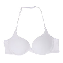 Sexy Women Front Closure Push Up Bra Seamless Underwear Halter-Neck Invisible Bras J4U66