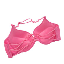 Sexy Women Front Closure Push Up Bra Seamless Underwear Halter-Neck Invisible Bras J4U66