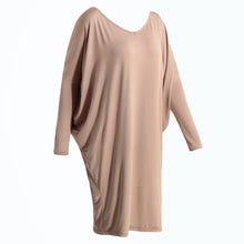 sexy women midi dress loose solid backless o neck batwing sleeves dress casual elegant club dress vestidos J4U66