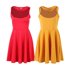 Sexy Women Slim Lace Sheer Sleeveless Evening Clubbing Party Mini Dress J4U66