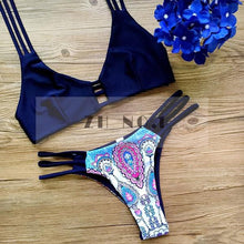 special design of women swimsuit bathing suit swimwear brazilian bandage high neck bikini set J4U66