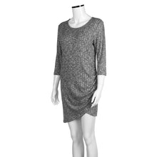 Women Dress Vestidos Casual Bohemian Floral Long Sleeve Knit Slim VPrinted Party Beach Dress J4U66