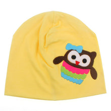 Baby Hats Infant Girls Boys Cotton Beanies Owl Stretch Kids Caps 12 Colors J4U66