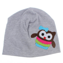 Baby Hats Infant Girls Boys Cotton Beanies Owl Stretch Kids Caps 12 Colors J4U66