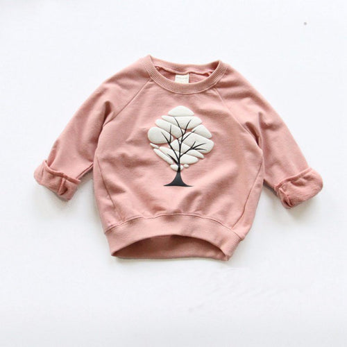 Boys Girls Sweatshirts Baby Children Clothes Cotton Casual Kids Sweatshirts Hoodies Tops J4U66