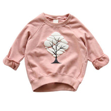 Boys Girls Sweatshirts Baby Children Clothes Cotton Casual Kids Sweatshirts Hoodies Tops J4U66