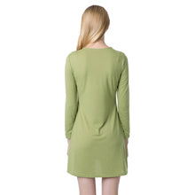elegant women mini dress stylish v neck long sleeve lace up slim short casual office dress vestidos green black J4U66