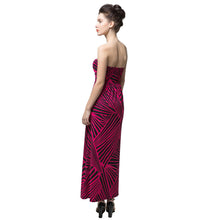 style striped print elegant dress off the shoulder padding-string sexy party dress women long maxi dress vestidos J4U66