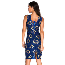 bodycon dress women cocktail sexy club dress lace up crochet sleeveless party dress black red blue J4U66